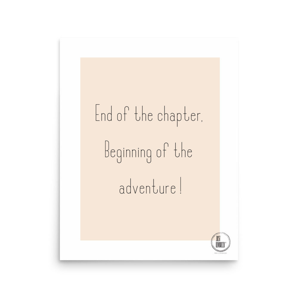 End of the chapter, beginning of the adventure !